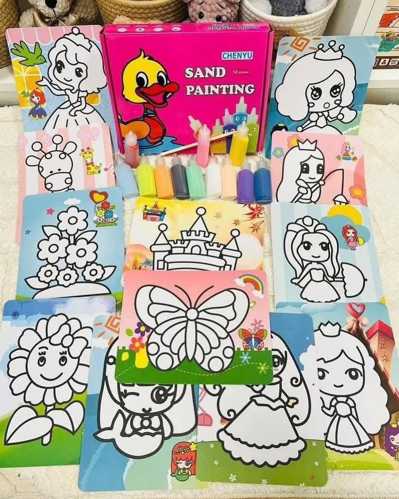 Piešimas smėliu rožinis