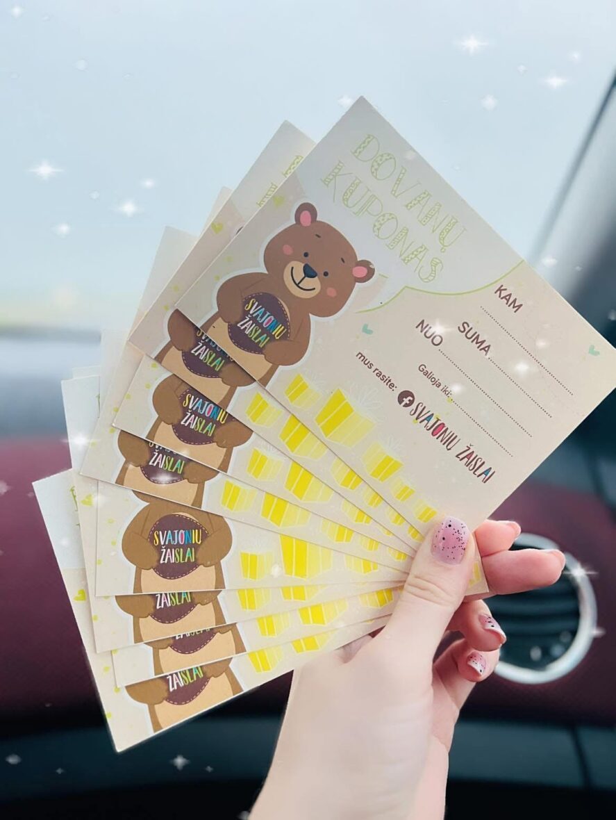 Dovanų kuponas 15eurų vertės