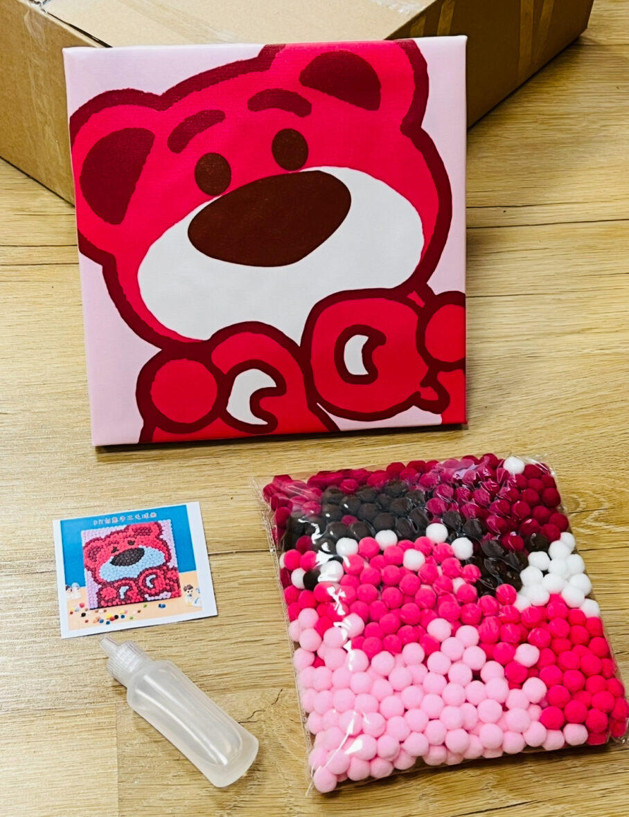 Burbuliukų klijavimas meškutis