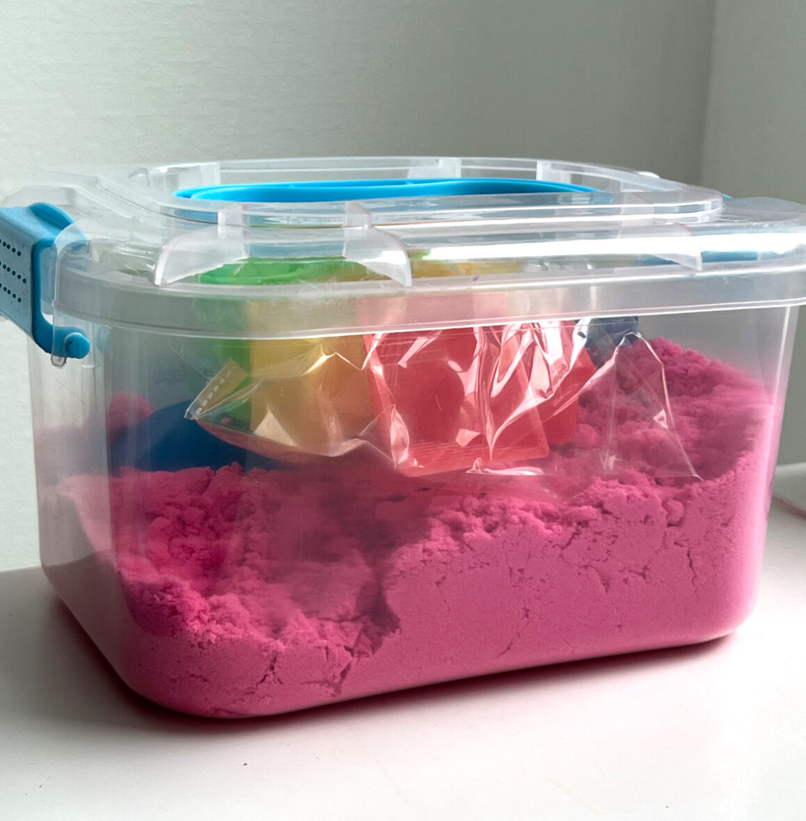 Kinetinis smėlis rožinis