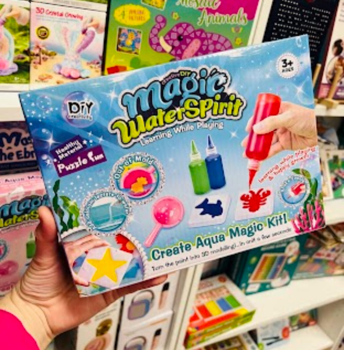 Figūrų gamyba mėlynas