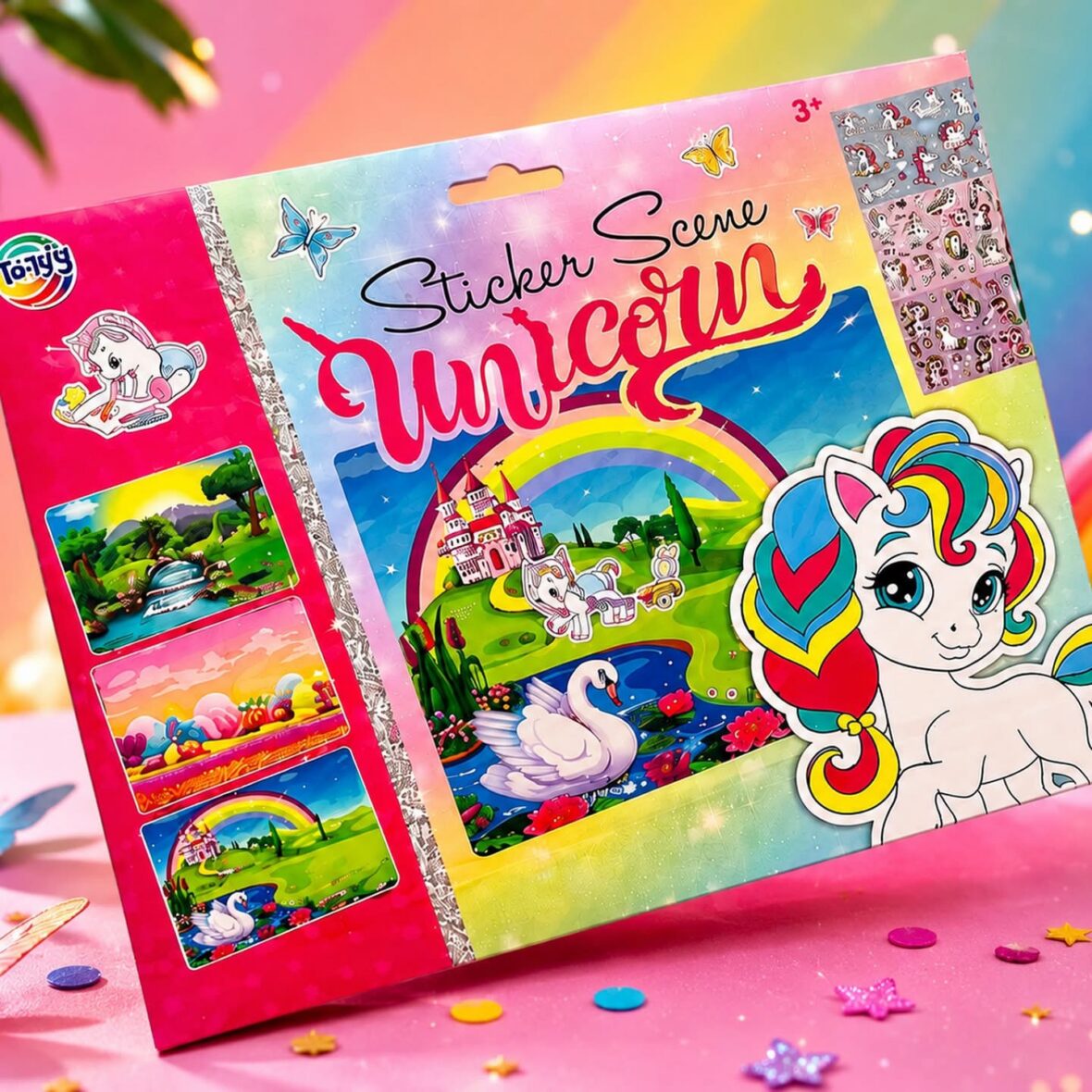 Lipdukų veikla vienaragiai